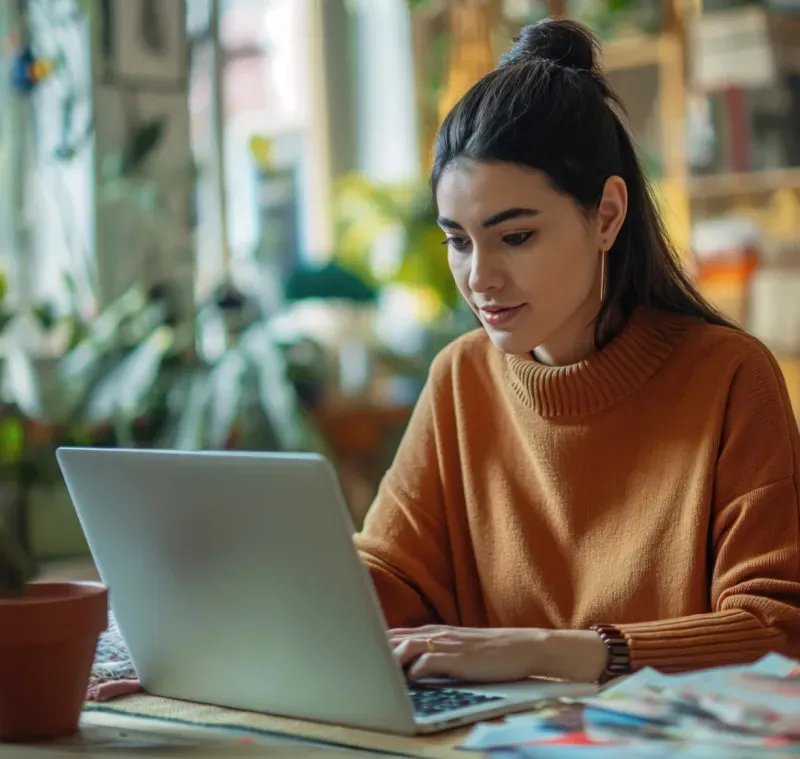 Student engaging online